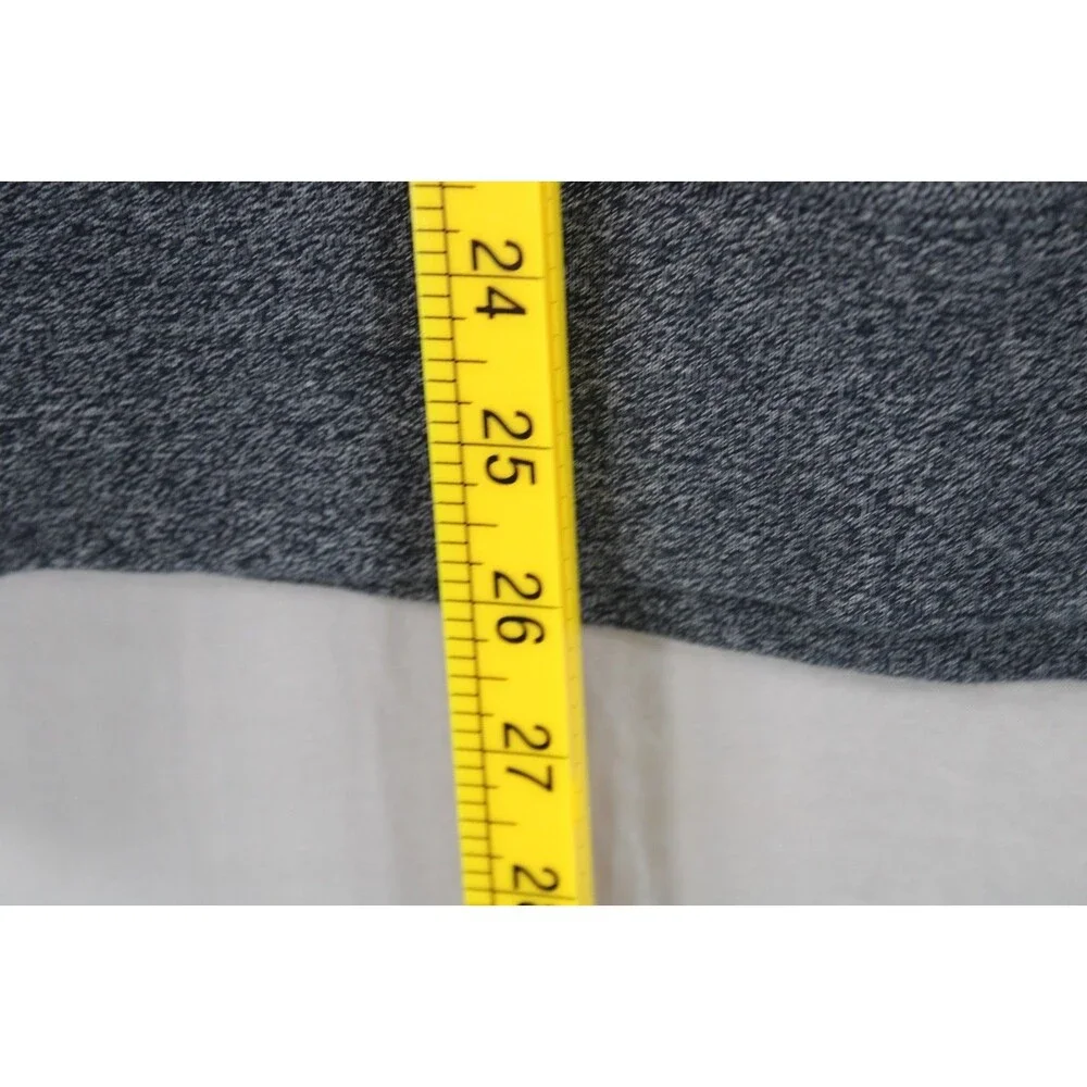 Banana Republic Hoodie Men's Large Gray Henley Pullover Long Sleeve Sweatshirt